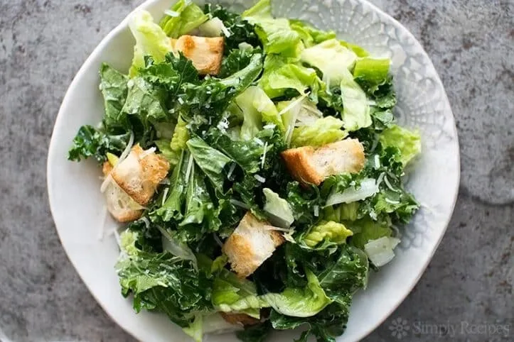Ensalada caesar ligera