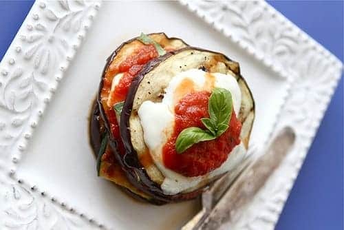 Timbal de calabacín y berenjena