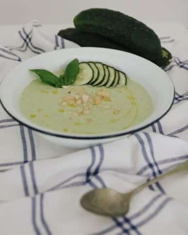 Gazpacho de aguacate interior