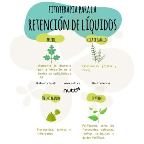 Retención de líquidos fitoterapia