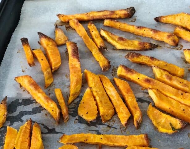 Chips de boniato al horno
