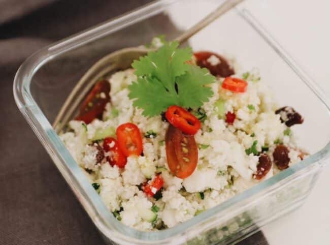 Cous cous con coliflor