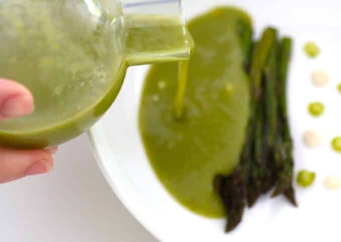 Espárragos en tres texturas