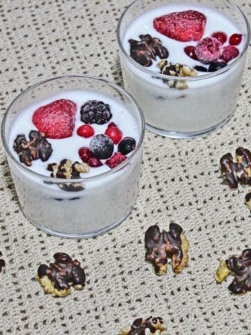 fresas con chocolate