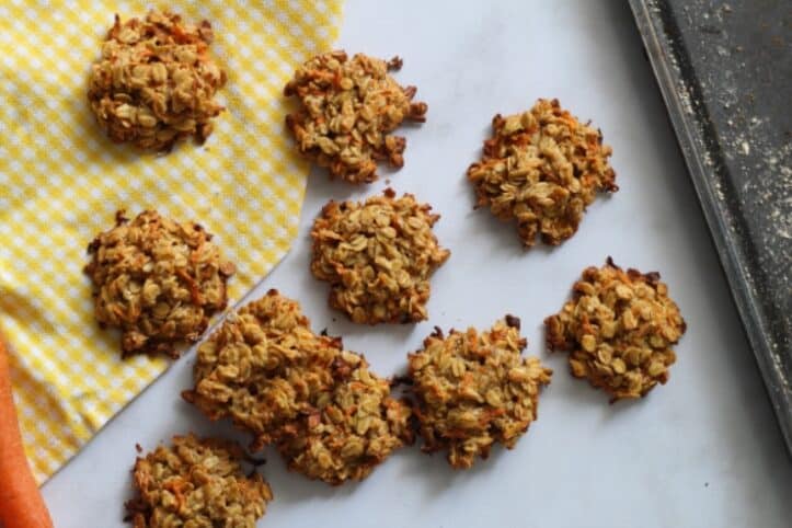 Galletas de zanahoria saludables