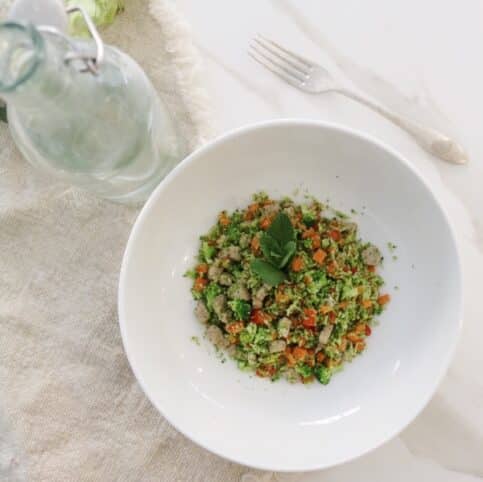 Ingredientes cous cous de brócoli nutricionista valencia