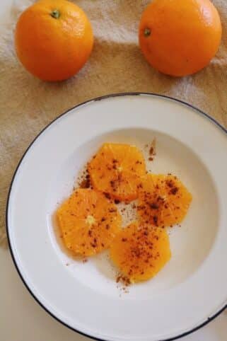 Ingredientes Naranja con canela nutricionista Valencia