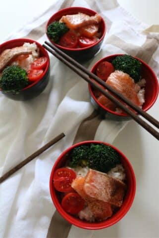 Receta pókeres rápido de salmón