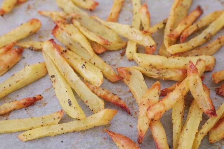 French fries con orégano saludables
