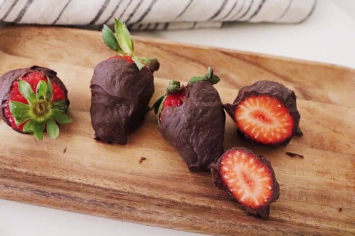 Fresas con chocolate