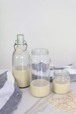 ingredientes bebida de avena