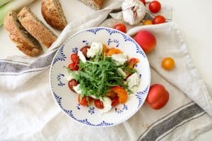 Ensalada de albaricoques