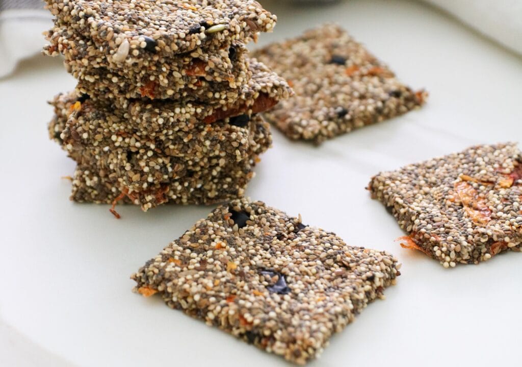 crackers de semillas