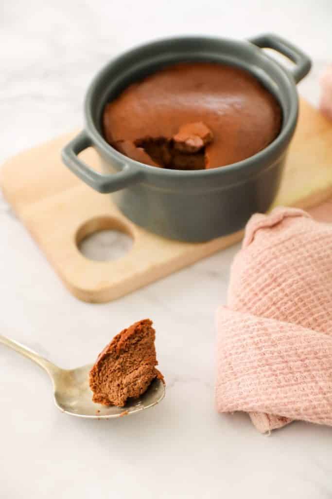 ingredientes souffle de queso y chocolate