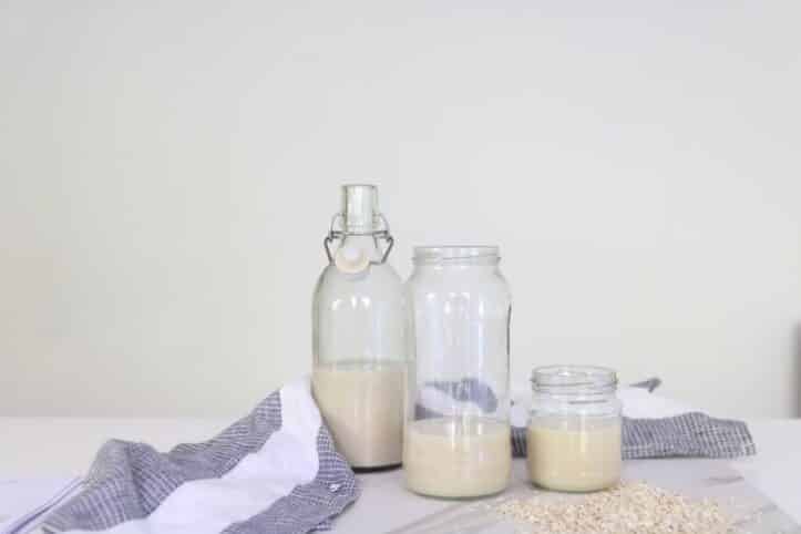 bebida de avena casera