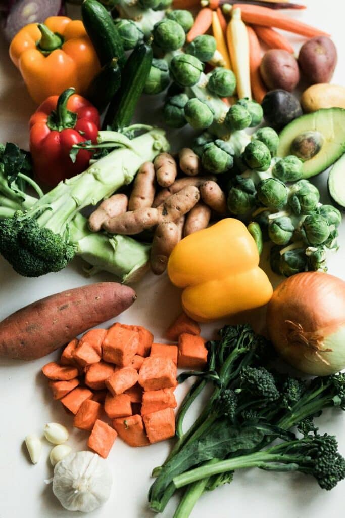 verduras dieta balanceada