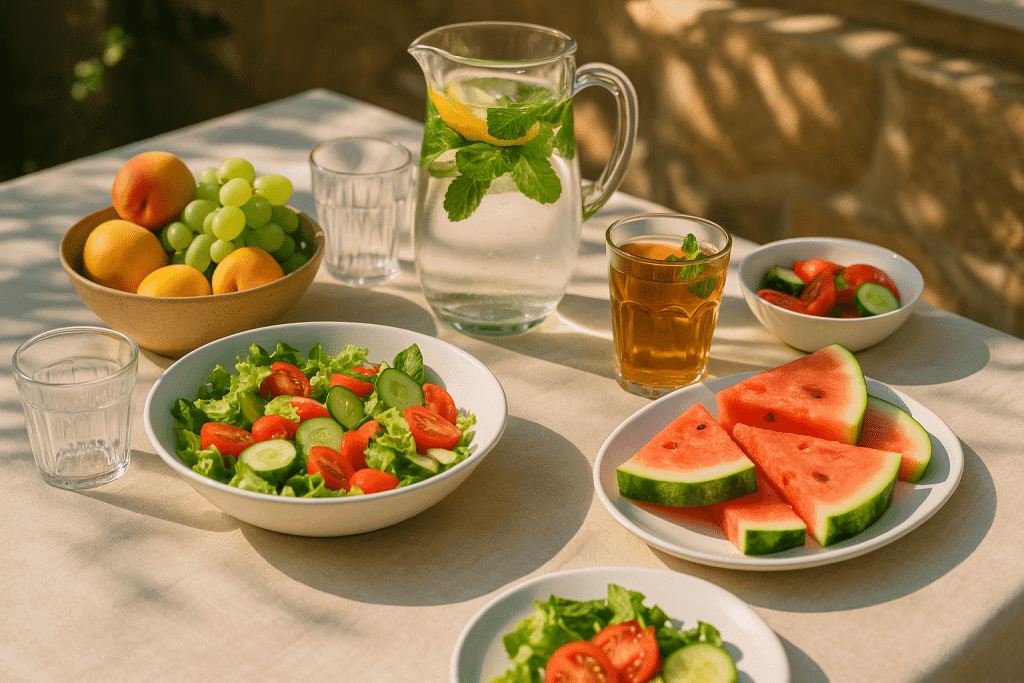 Cómo ajustar tu alimentación en verano para mantener la energía y la hidratación